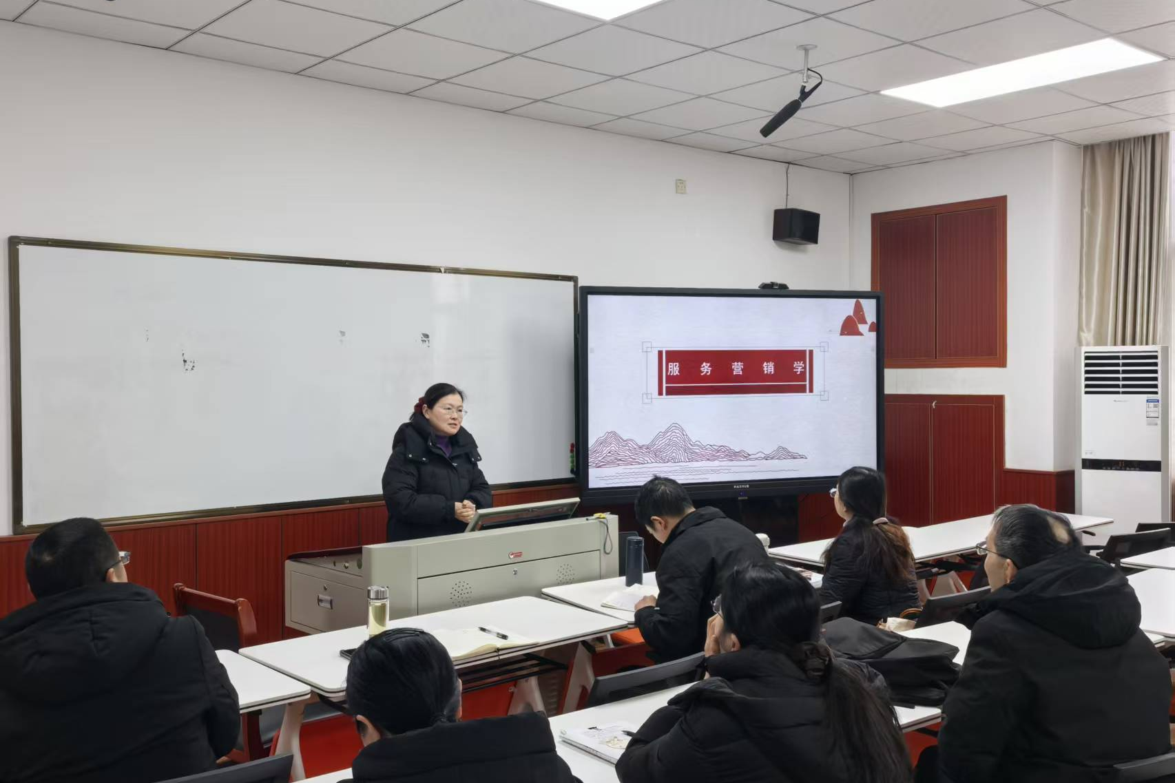 太阳集团网站8722（法学院）市场营销系开展科研周期末教学工作活动